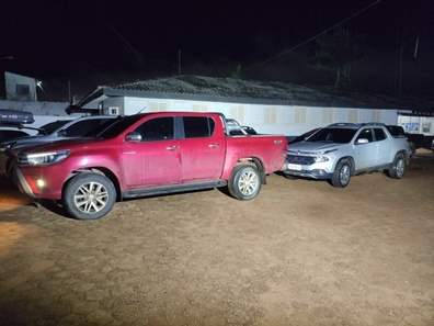 Quadrilha que atacava garimpeiros cai presa, com duas caminhonetes roubadas