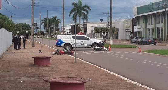 Choque entre duas motos em Cerejeiras deixa feridos