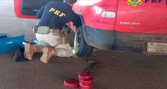 PRF apreende quase 30 kg de Cocaína avaliada em R$ 5,3 milhões
