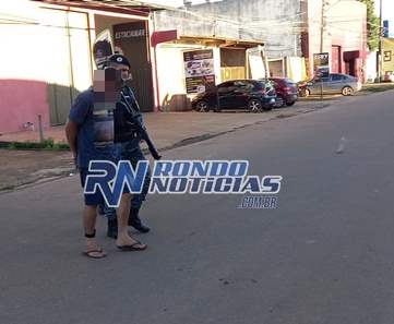Procurado pela Justiça é detido em sua residência com pistola 9 mm 