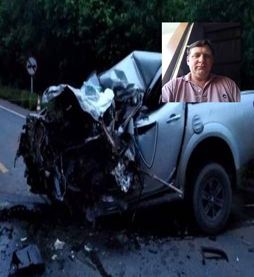 Acidente entre caminhonete e carreta mata empresário na BR-364