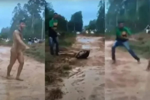 Jovem amarrado e arrastado com corda no pescoço desabafa: “Horrível”; veja o vídeo