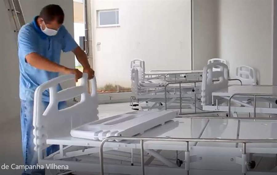 Vilhena suspende provas do ENEM e vai inaugurar hospital de campanha