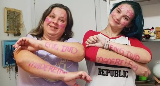 Mãe e filha são aprovadas  ingressaram juntas no curso de engenharia industrial 