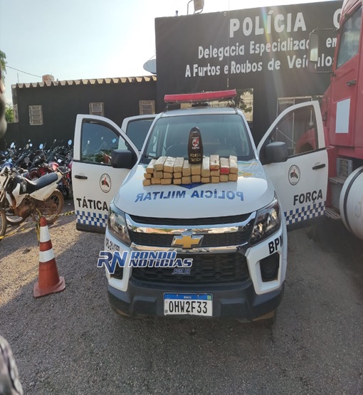 Polícia Militar apreende 20 kg de maconha no interior de veículo na capital
