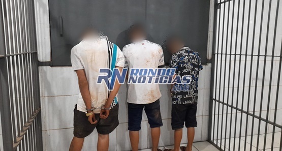 Polícia apreende três menores após disparos de arma de fogo e fuga