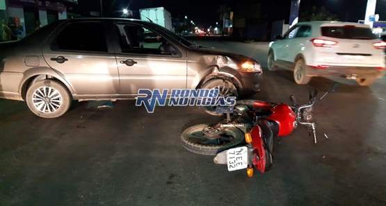 Motorista avança preferencial e causa grave acidente em motociclista 
