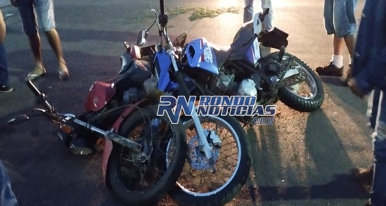 Acidente entre duas motocicletas deixa ocupantes feridos na Rua da Beira
