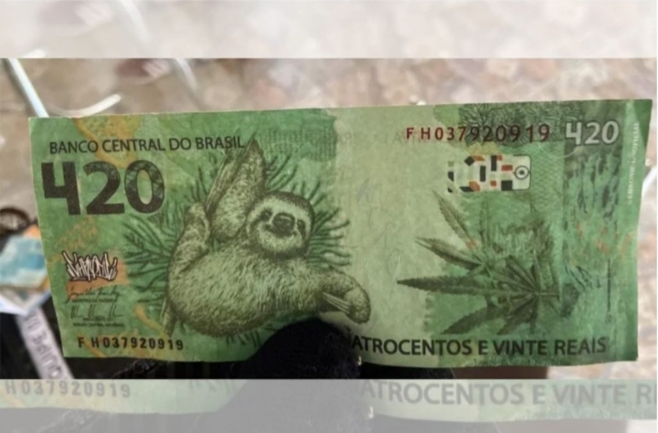 PF apreende cédula de R$ 420,00 com imagem de maconha no Acre
