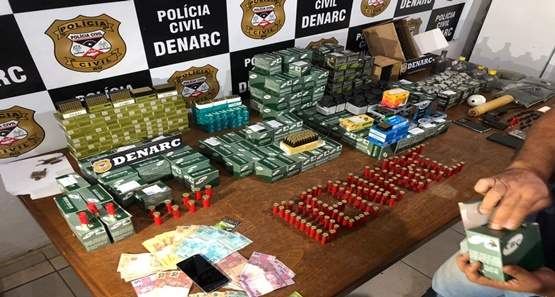Policial militar aposentado é preso pelo Denarc com milhares de munições 