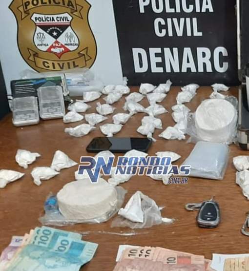 Gerente de boca cai preso novamente com droga na zona central de Porto Velho