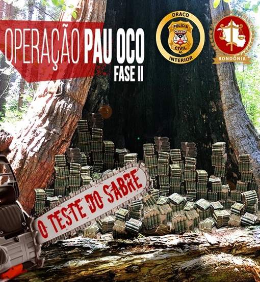 Operação Pau Oco cumpre mandados em desfavor de organização criminosa 