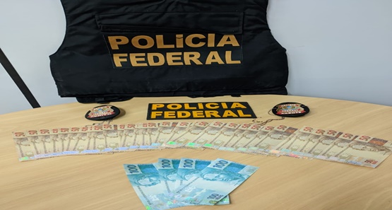 Polícia Federal prende elemento com mais de 2 mil reais em notas falsas
