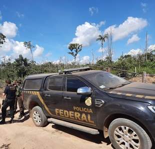 PF prende acusado de incêndio criminoso em reserva  florestal 