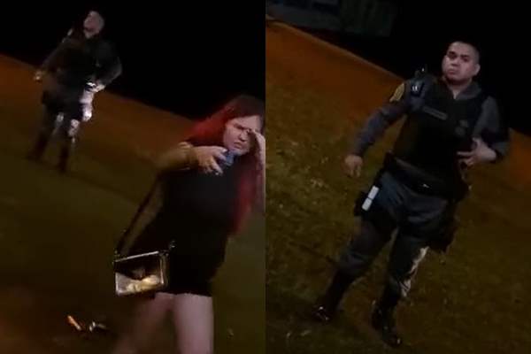 Policial militar agride mulher grávida após usar cocaína; veja vídeo