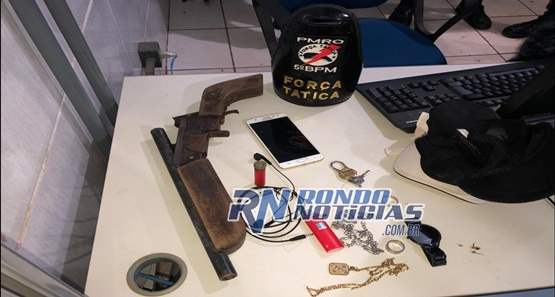 Polícia prende trio portando arma de fogo na zona leste de Porto Velho
