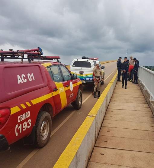 Esposa de empresário tenta tirar a própria vida se jogando da Ponte do Rio Madeira