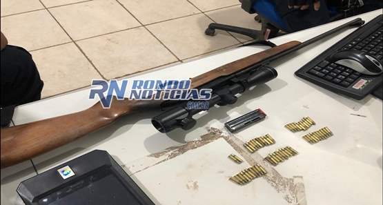 Polícia Militar prende homem que ameaçou matar vizinho com rifle