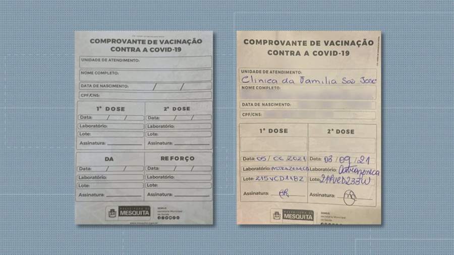 Certificados falsos de vacinação são vendidos nas ruas do Rio de Janeiro por até R$ 200 