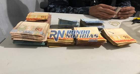 PM prende apenado com objetos roubados e quase R$ 11 mil reais