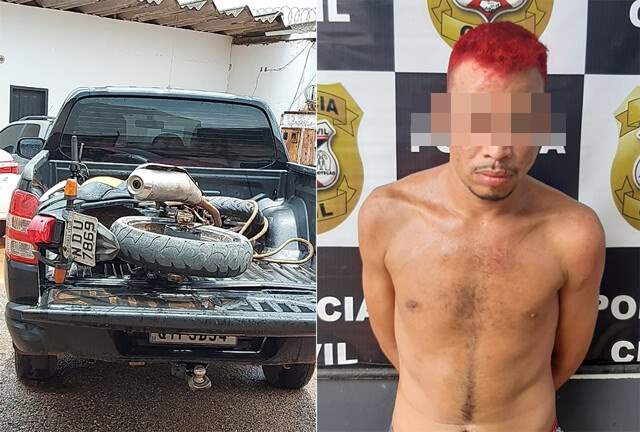 Polícia Civil prende homem com moto roubada na zona leste de Porto Velho 