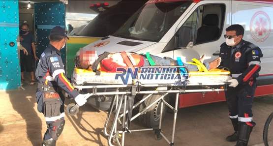 Homem apanha do cunhado e é encontrado perdendo sangue na via pública