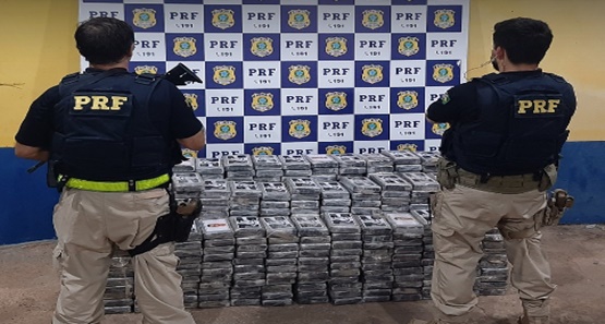 Polícia Rodoviária Federal apreende mais de R$ 100 milhões em cocaína 