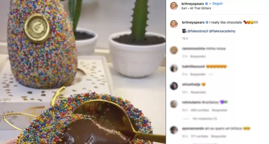 Britney Spears publica vídeo de Ovo de Páscoa artesanal feito por confeitaria de Rondônia
