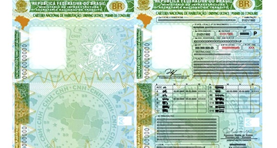 Novo modelo da  Carteira Nacional de Habilitação começará a ser emitido a partir de quarta-feira