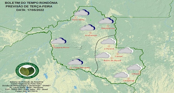 Terça-feira será fria em todo o estado, garante Sistema de Proteção da Amazônia