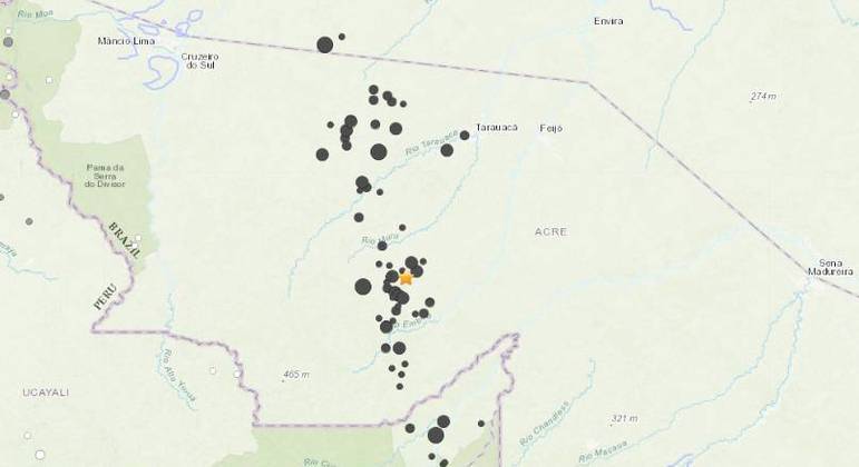 
Tremor de magnitude 6,5 na Escala Richter no Acre é o maior da história do país