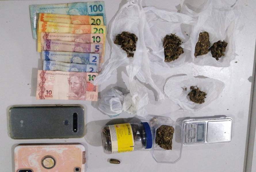 “Perdemos”, diz traficante preso junto com a companheira por tráfico