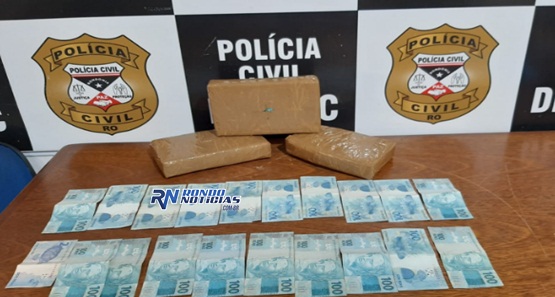 Denarc prende taxista com droga e dinheiro na BR-364, em Jaci Paraná