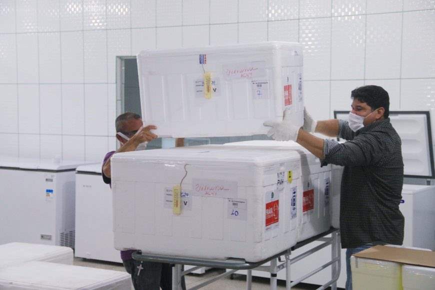 Cerca de 200 mil vacinas foram distribuídas aos municípios em 58 dias