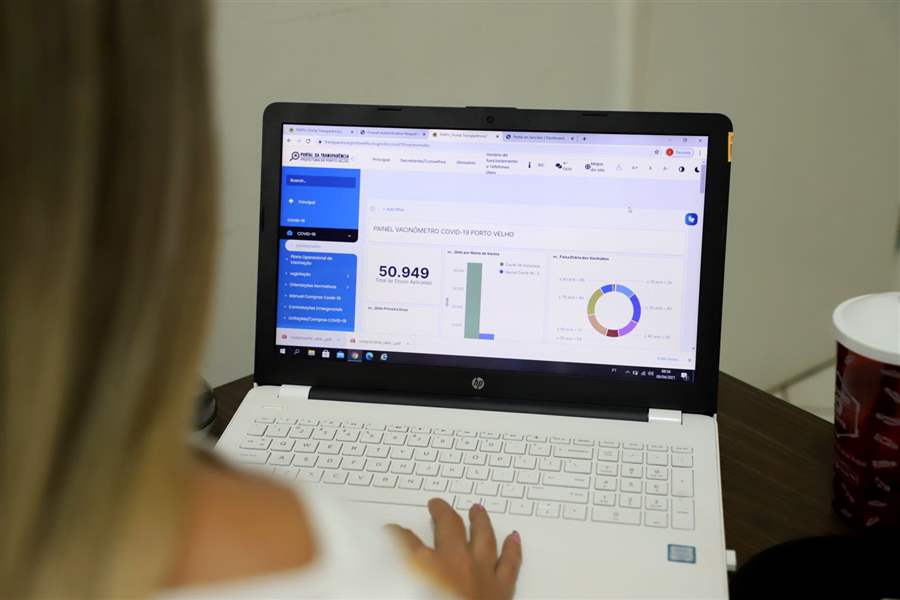 Vacinômetro informa dados sobre a imunização contra a Covid-19 