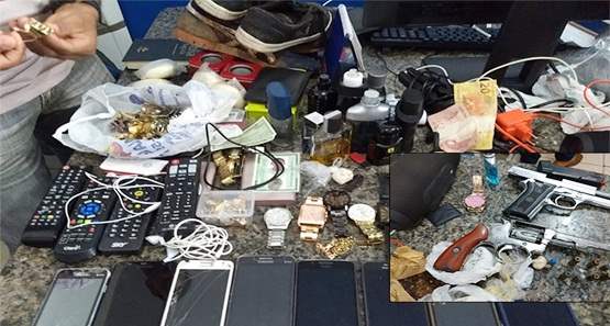 Quadrilha perigosa que praticava vários roubos pela cidade é presa pela Polícia Militar