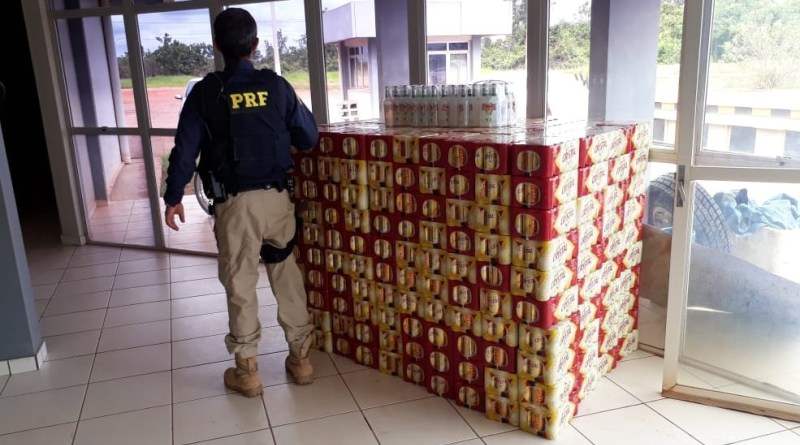  Polícia Rodoviária Federal apreende carga de cerveja e vodka sem nota fiscal