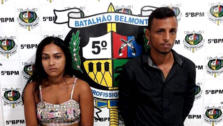 Casal é preso com motocicleta roubada e chave micha 