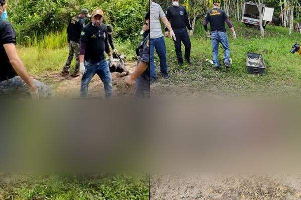 Facção enterra quatro rivais ainda vivos em sítio abandonado